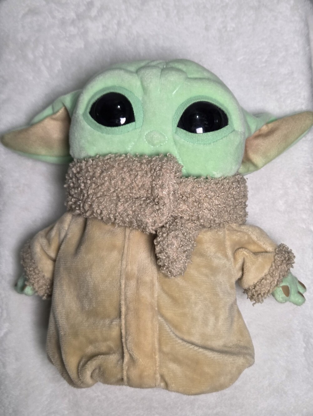 Star Wars Grogu Plush - Light Green & Tan Cozy Coat